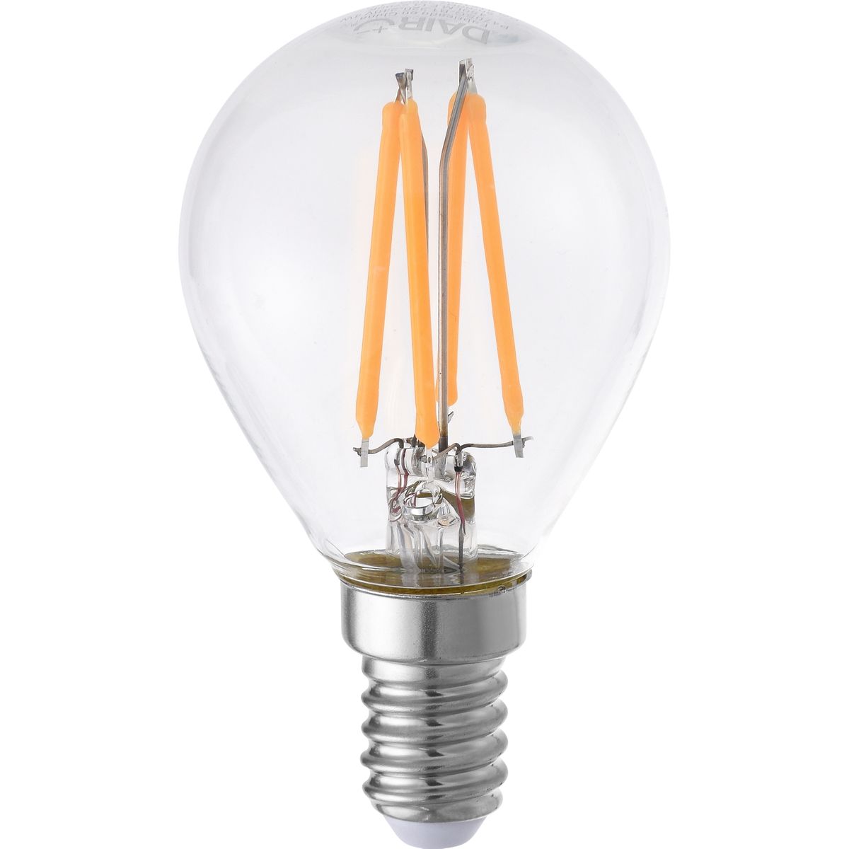 DAIRU - Foco LED Vintage Mini Globo 4W E14 Luz Amarilla