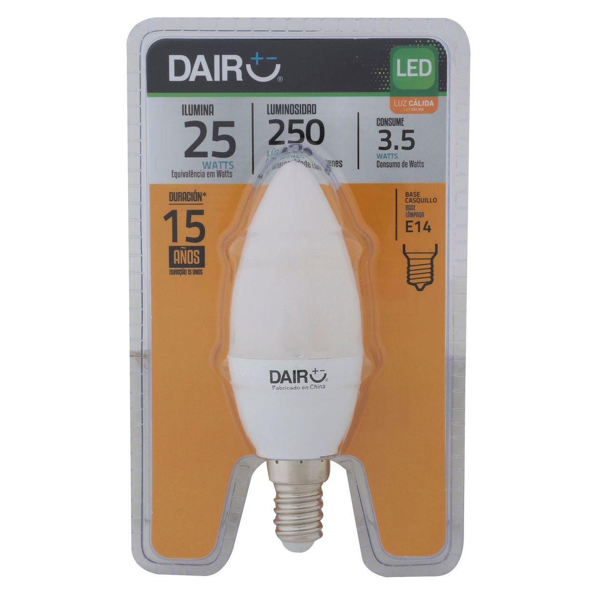 DAIRU -  3.5 W E14 250 lm Luz Cálida