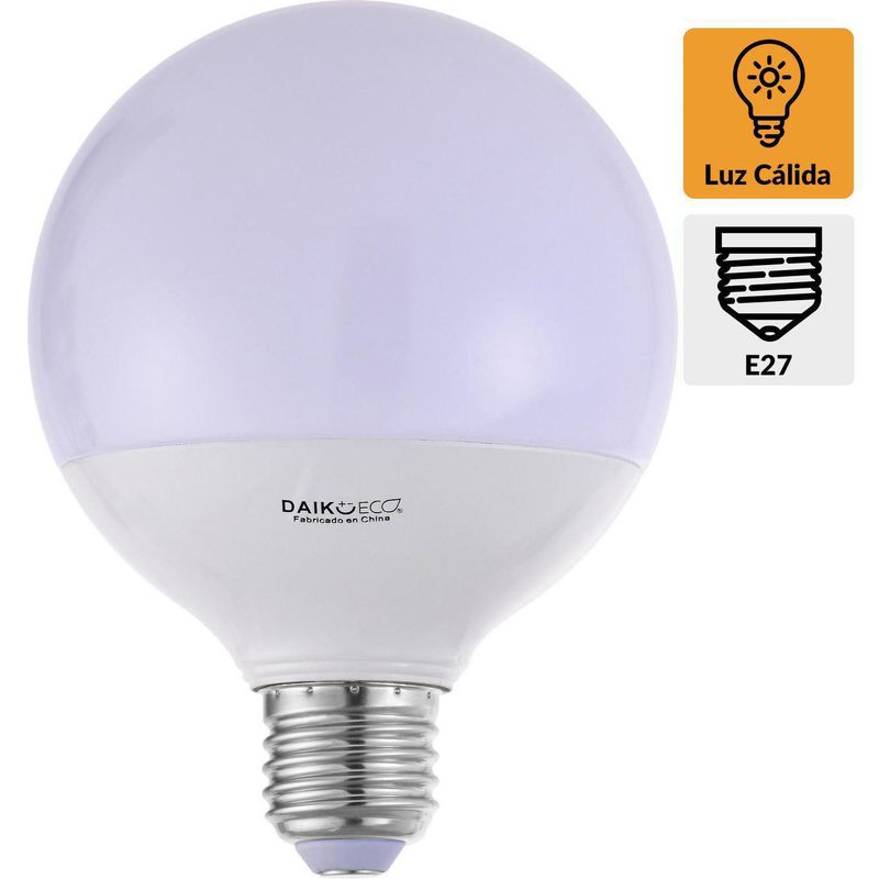 DAIRU - 9 W E27 806 lm Luz Cálida