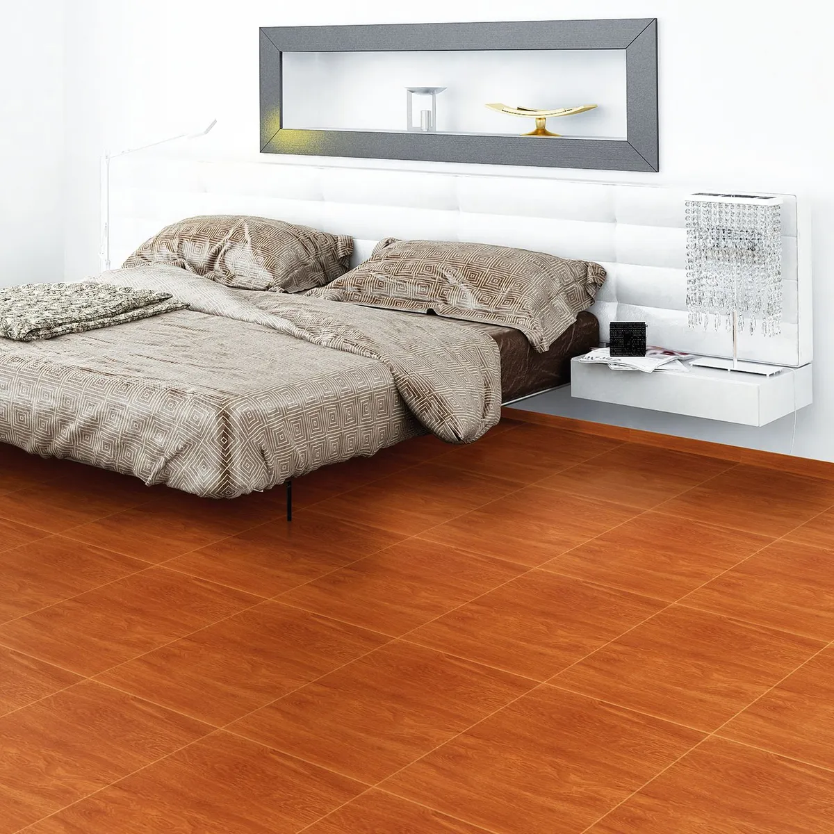 GALA - Cerámica Marrón Maderado 46X46cm 1.9m2 Siena