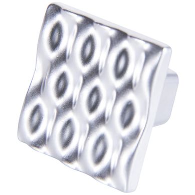 Tirador de Perilla Cromo Mate GU40 25 mm.