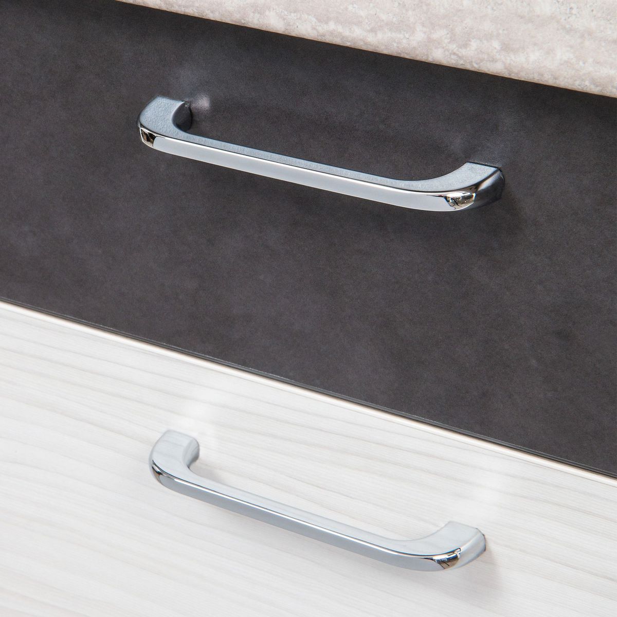 FIXSER - Jalador de Asa Níquel Cepillado UU05 160 mm