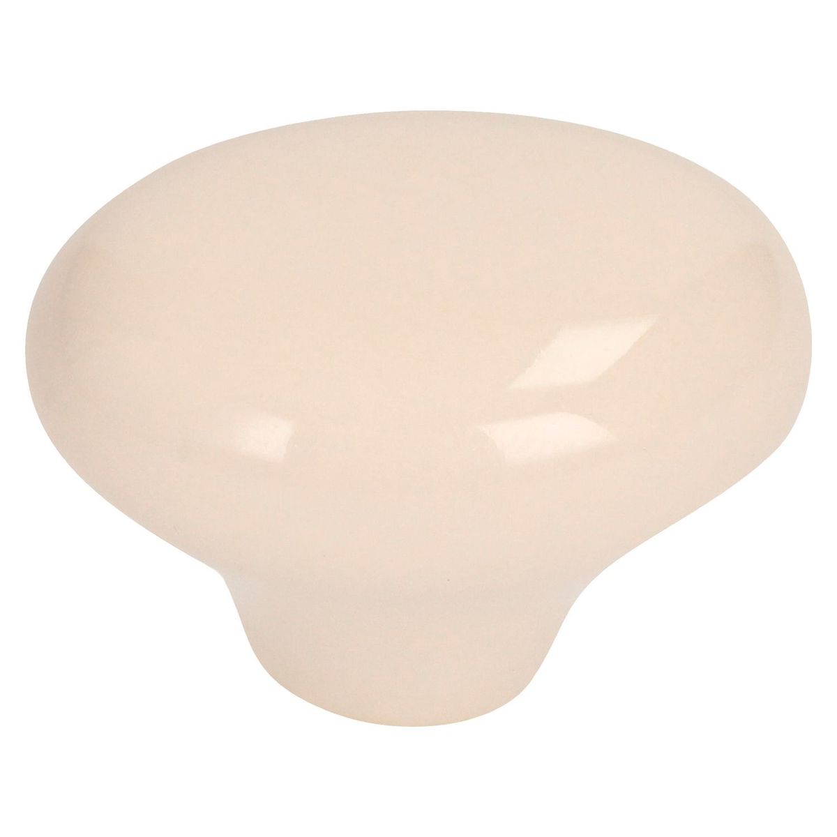 FIXSER - Jalador de Perilla Porcelana Beige Flor 30 mm