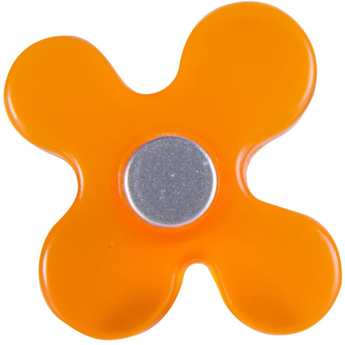 FIXSER - Jalador de Perilla Flor ABS Naranja 43 mm