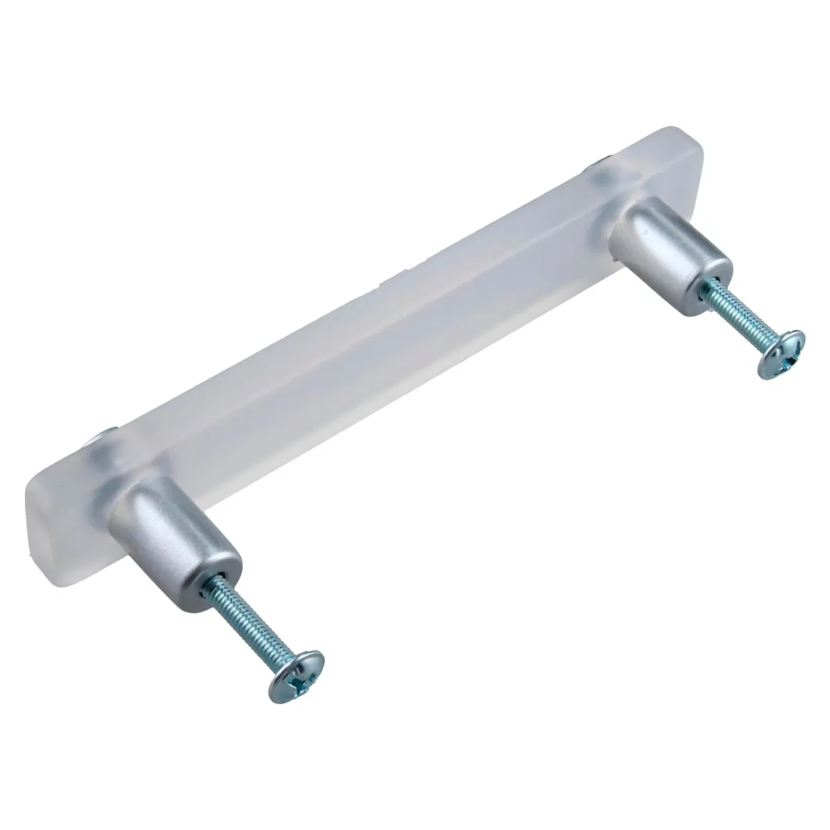 FIXSER - Jalador de Asa Plástico ABS Hielo Cromo Mate 96 mm