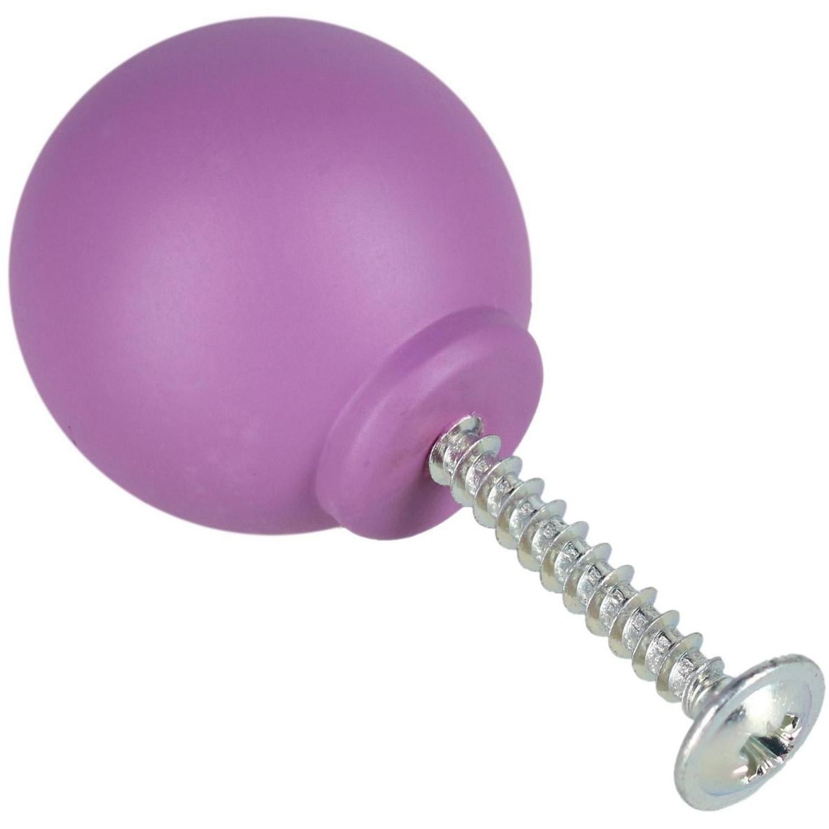 FIXSER - Jalador de Perilla Plástico ABS Morado Mate 29 mm