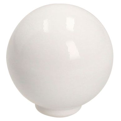 Jalador de Perilla Plstico ABS Blanco Brillo BL1SS 29 mm