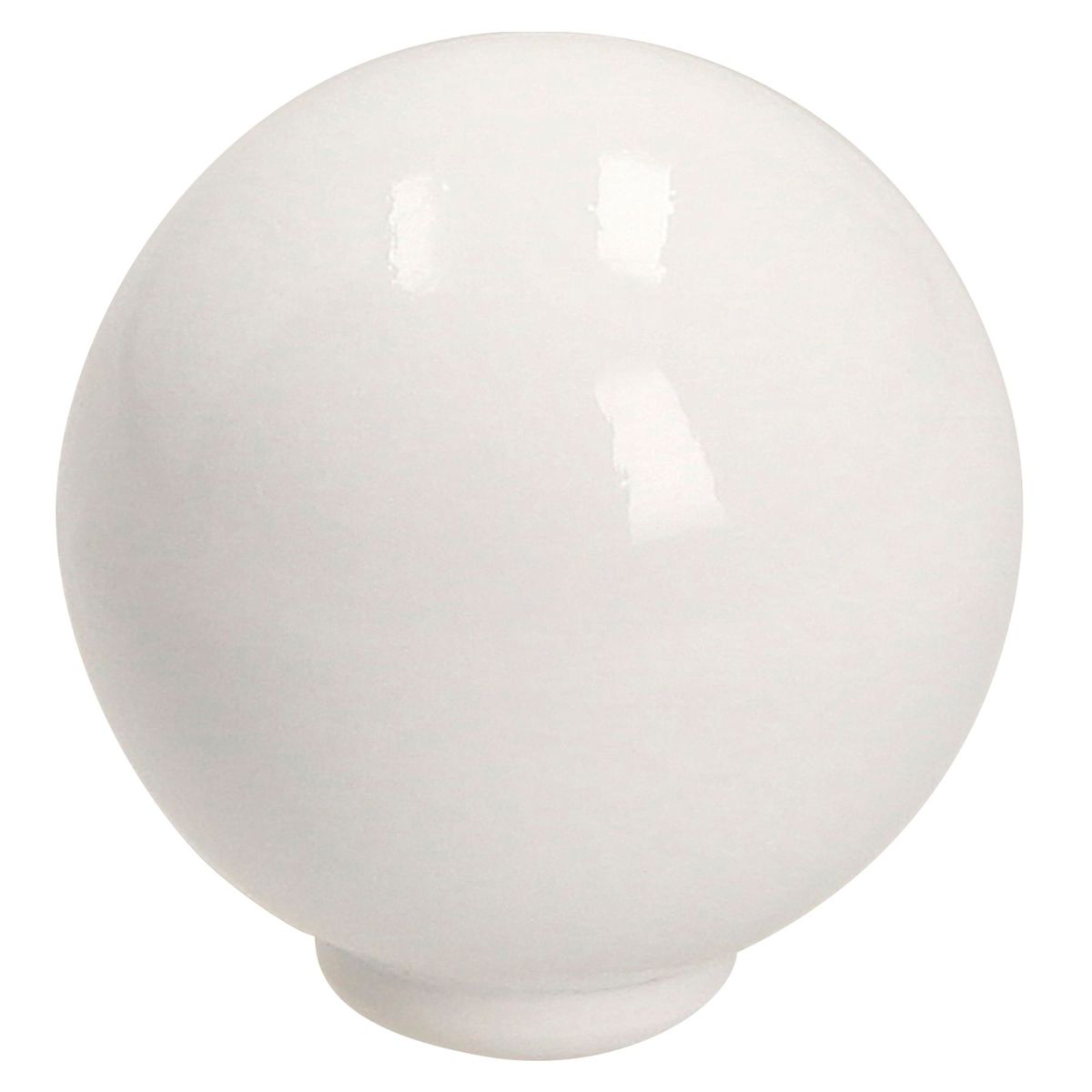 FIXSER - Jalador de Perilla Plástico ABS Blanco Brillo BL1SS 29 mm