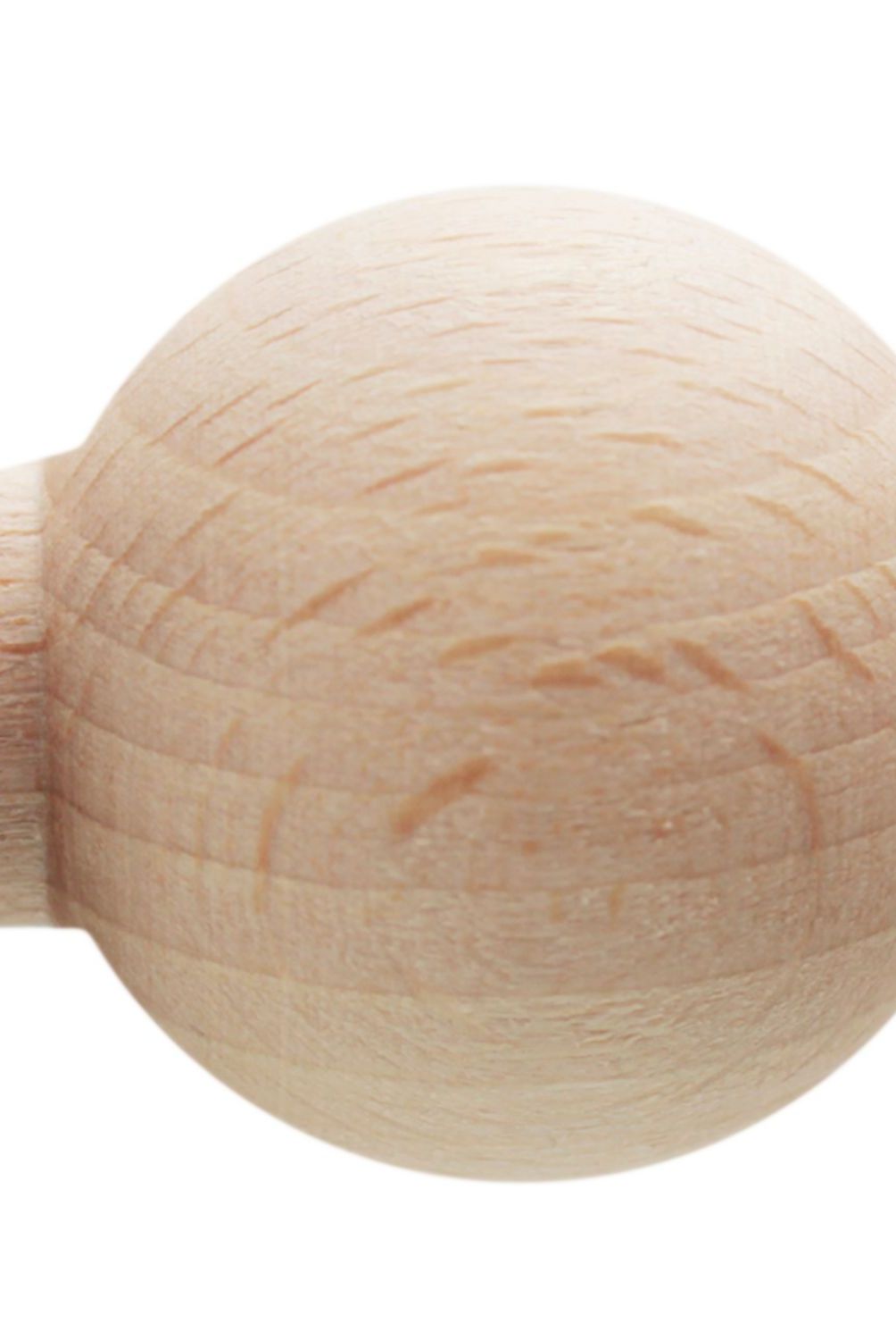 FIXSER - Jalador de Perilla Haya Crudo 30 mm