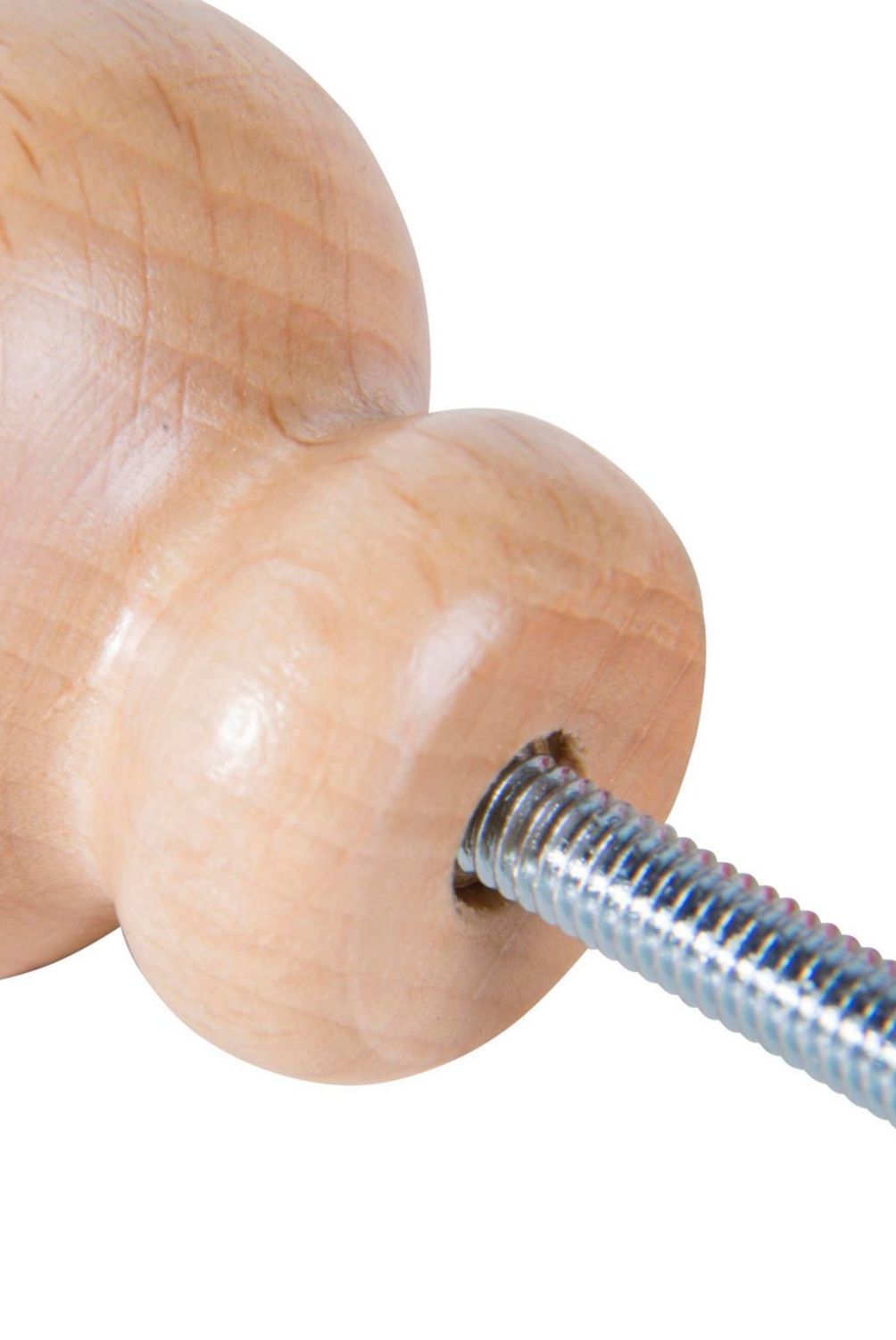 FIXSER - Jalador de Perilla Haya Crudo 401CA 30 mm