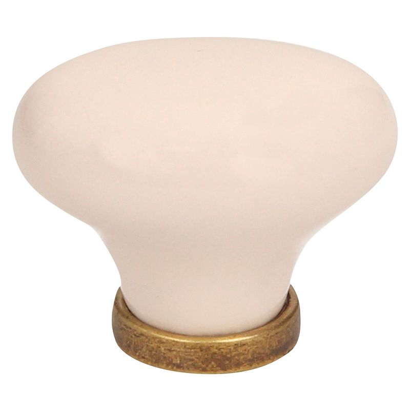 FIXSER - Jalador de Perilla Porcelana Base Flor 30 mm
