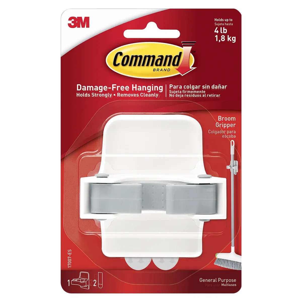 3M - Gancho Command Grande para Sujetar Escobas
