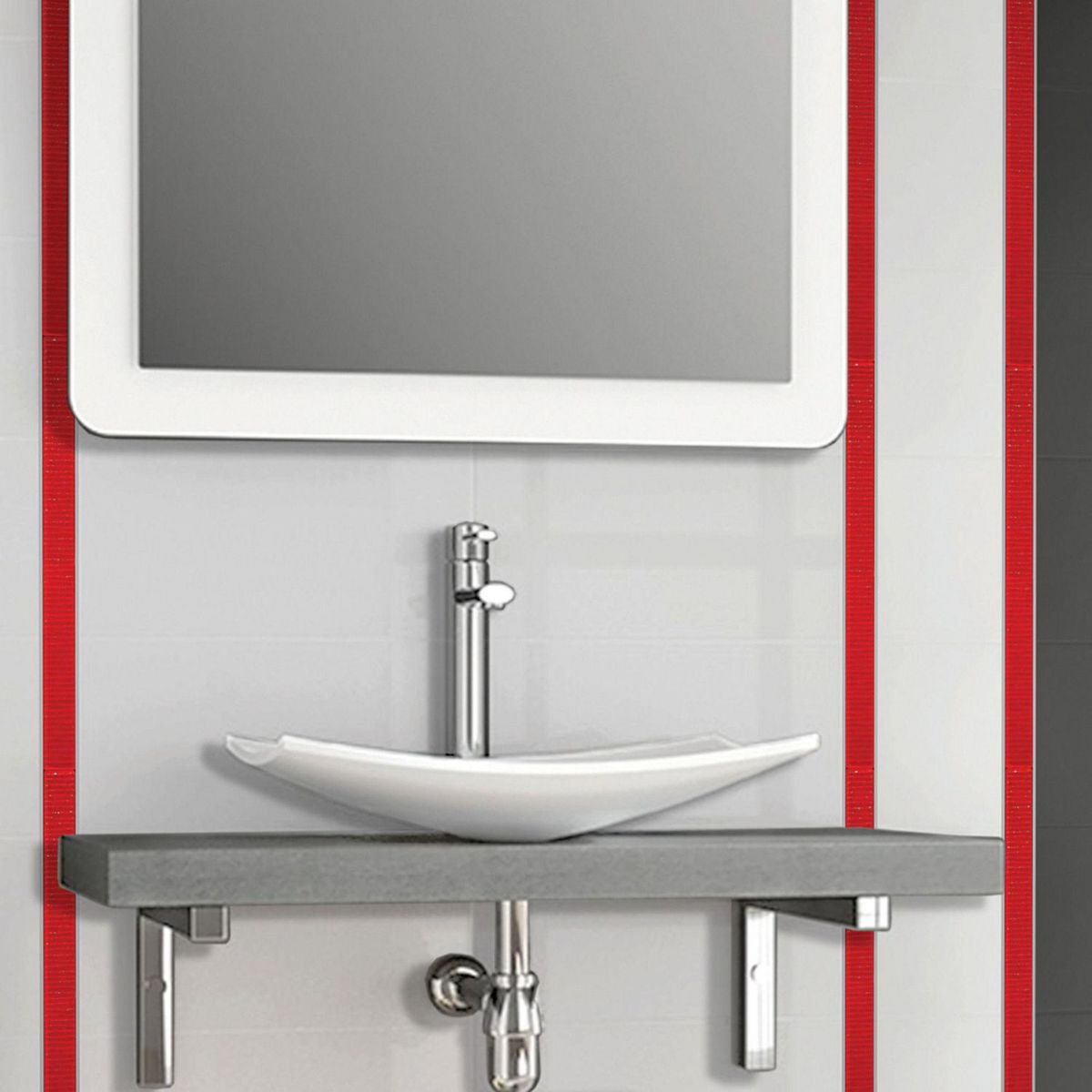 KANTU - Plumón Vitre Rojo 39x3cm