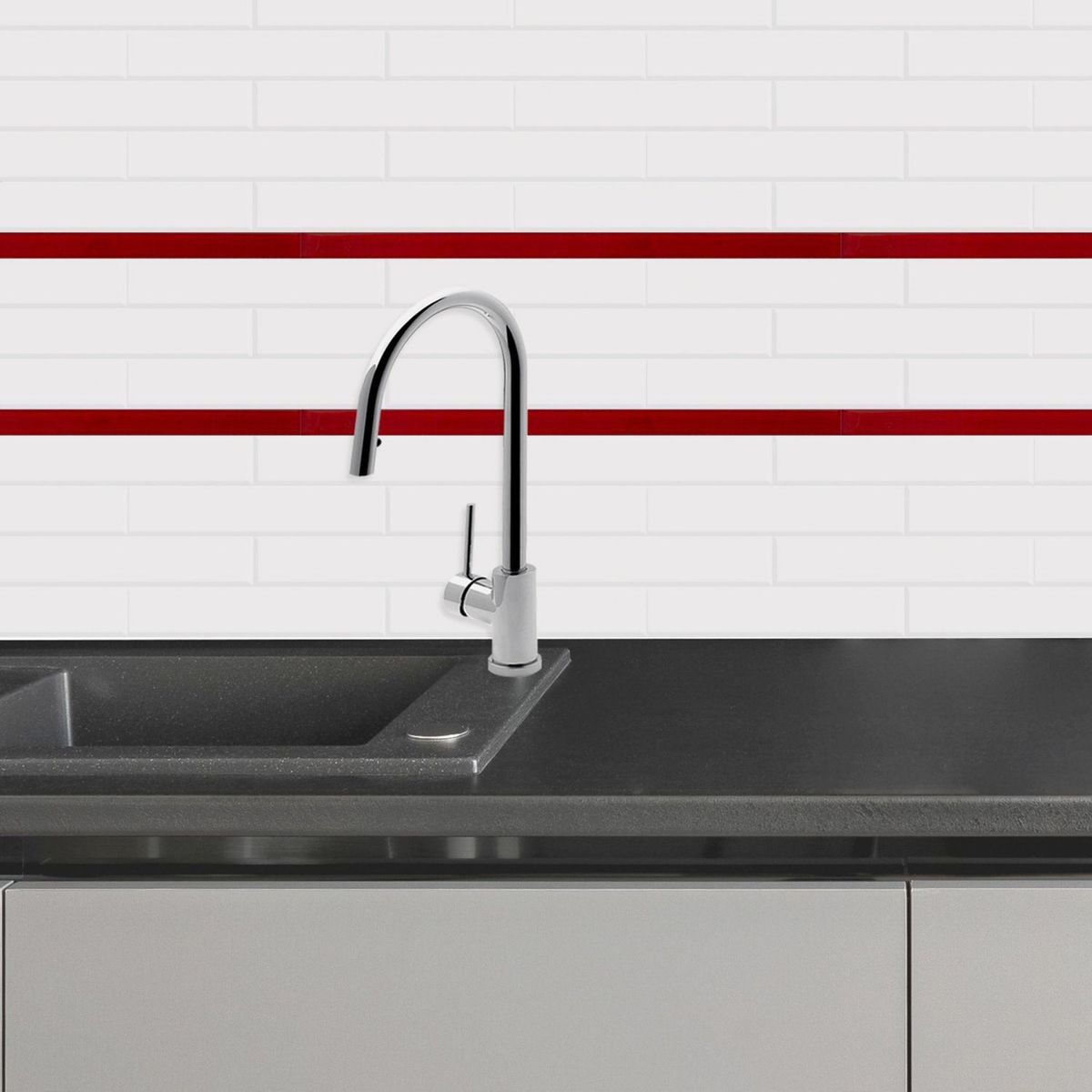 KANTU - Plumón Vitre Rojo 39x3cm