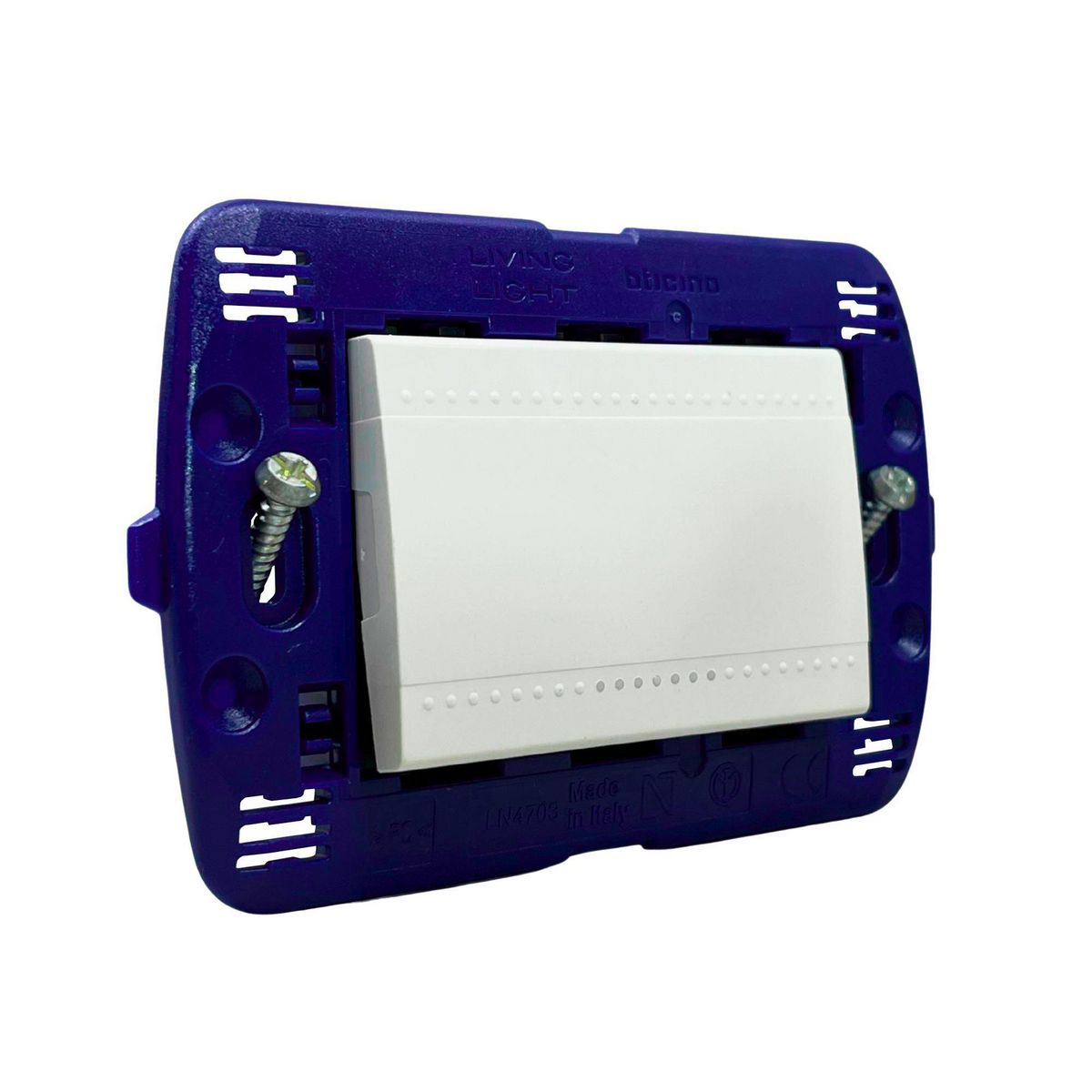 BTICINO - Conmutador Simple Living Light Blanco