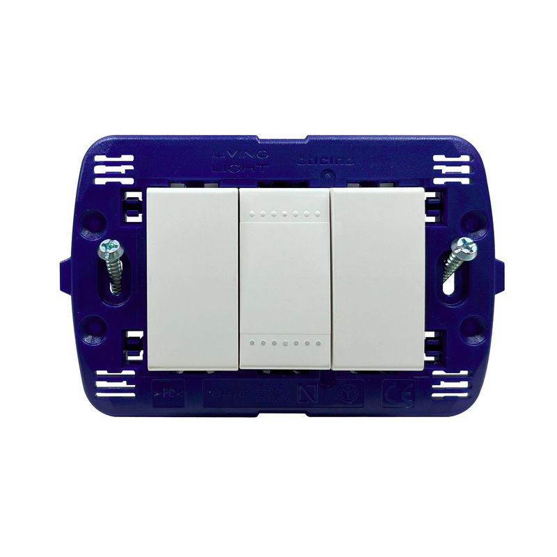 BTICINO - Pulsador Timbre Living Light Blanco