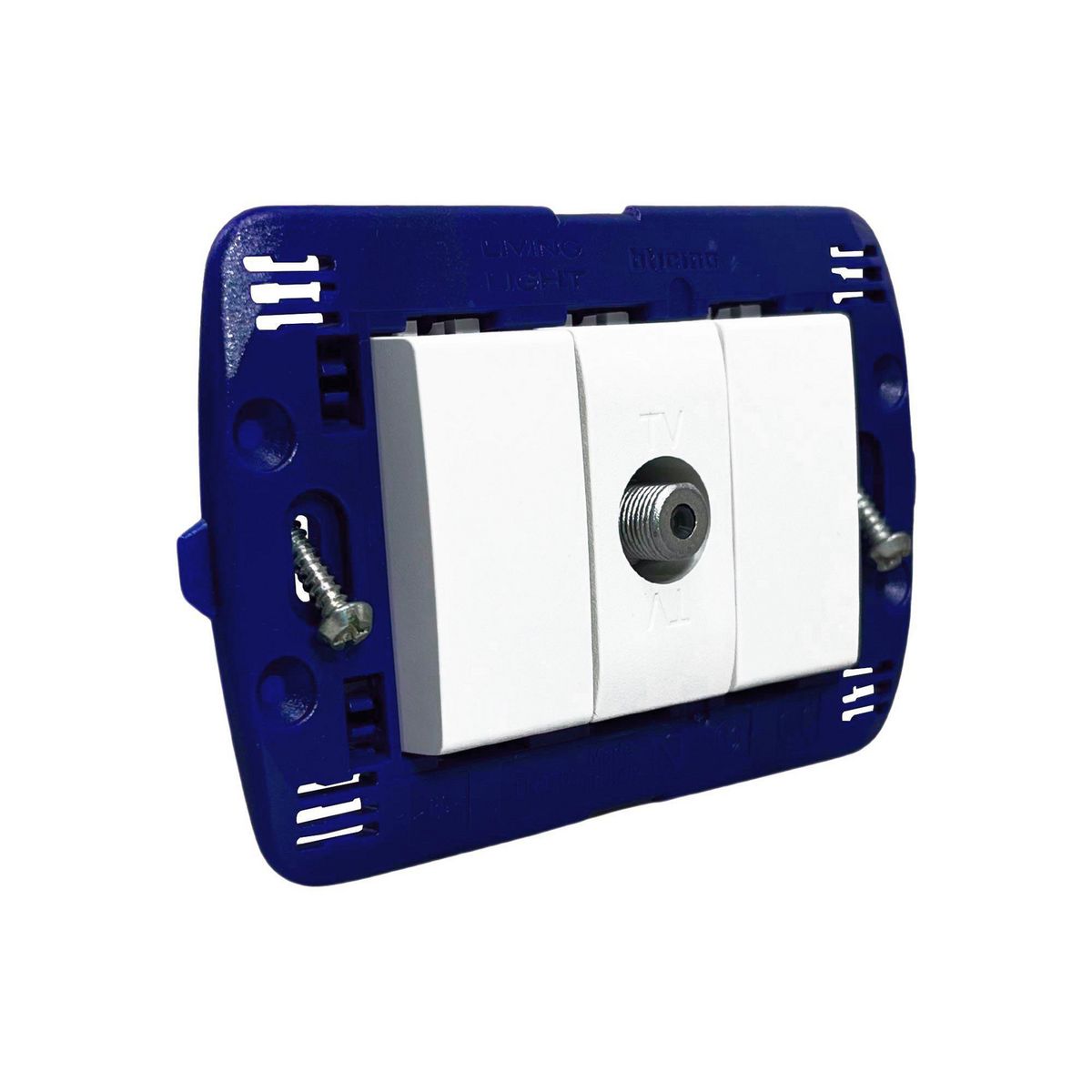 BTICINO - Toma Coaxial TV Living Light Blanco