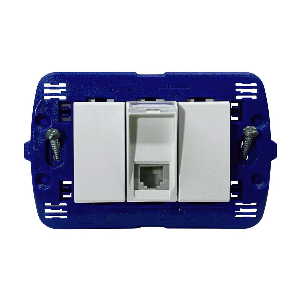 BTICINO - Toma Telefonica Living Light Blanco