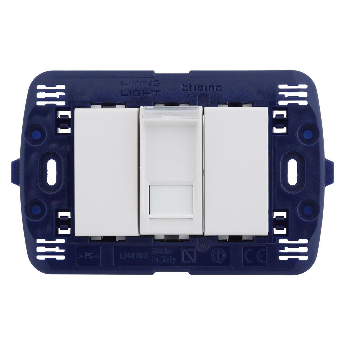 BTICINO - Toma Internet RJ45 Living Light Blanco