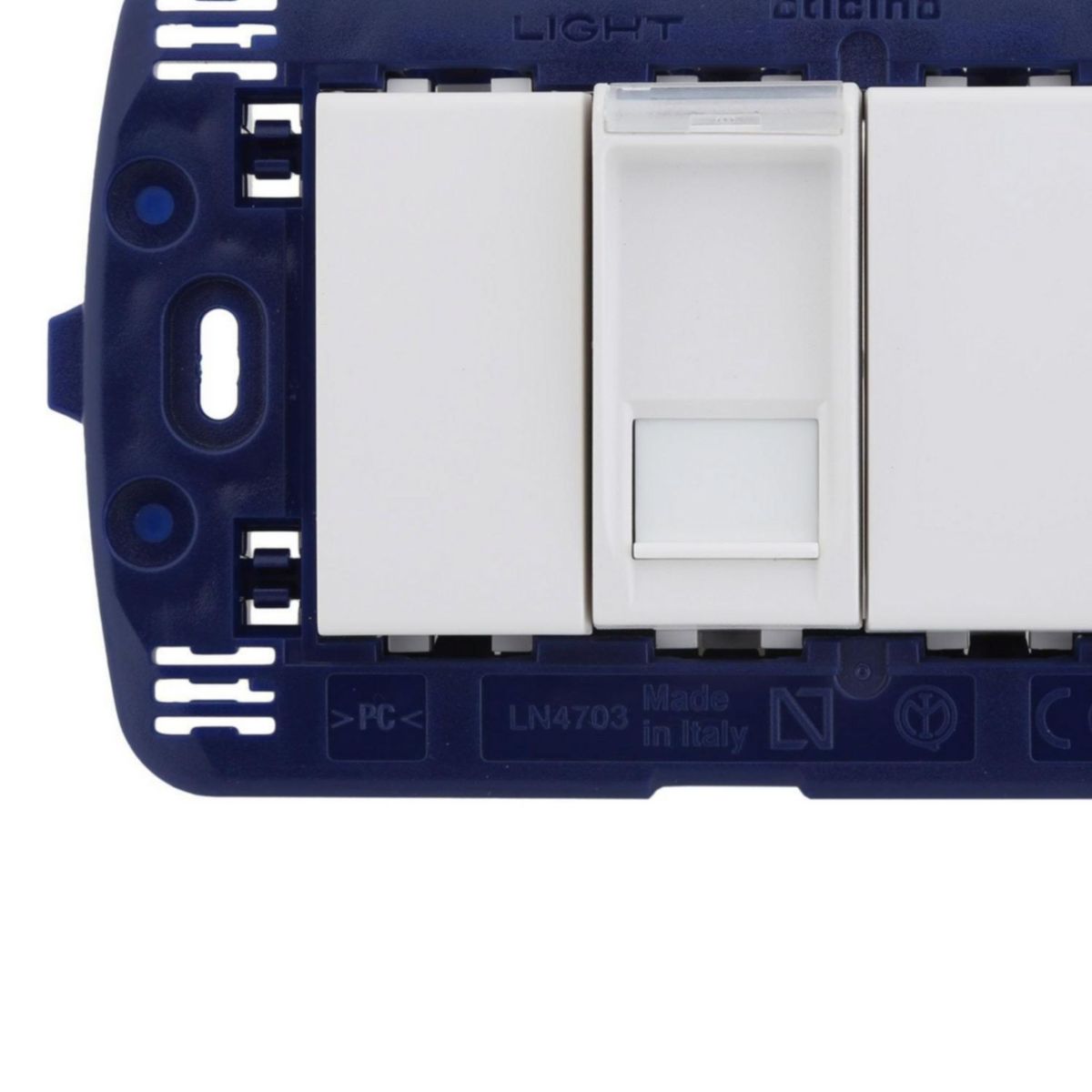 BTICINO - Toma Internet RJ45 Living Light Blanco