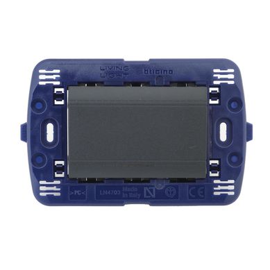 Interruptor Simple Bticino Living Light Negro