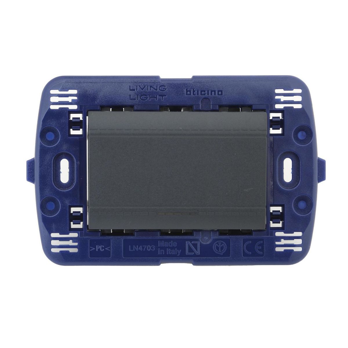 BTICINO - Interruptor Simple Living Light Negro