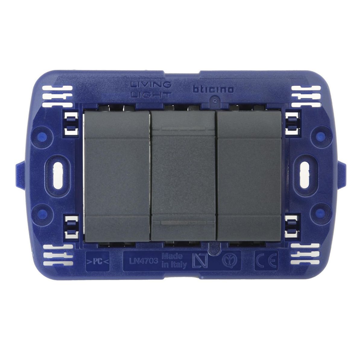 BTICINO - Pulsador Timbre Living Light Negro