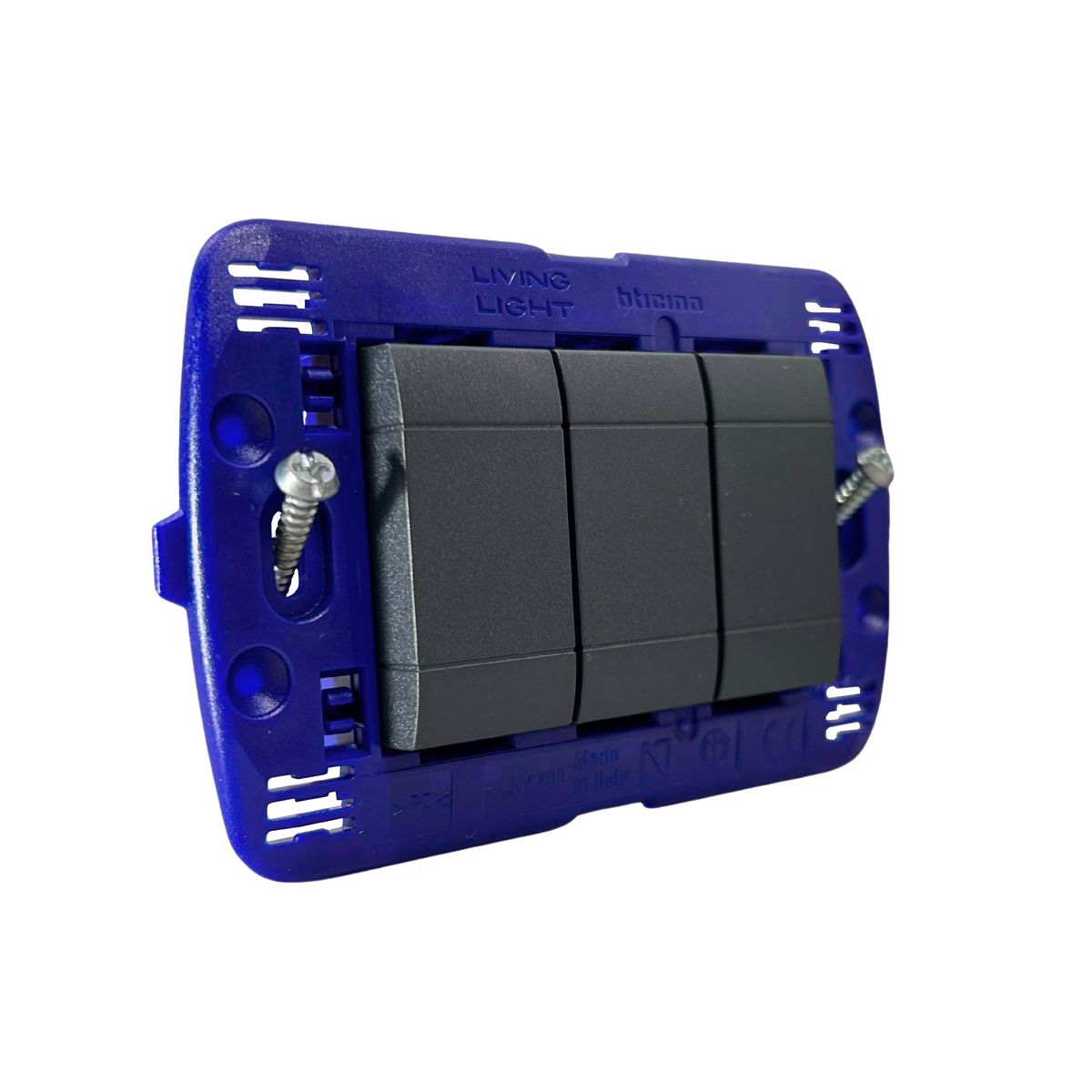 BTICINO - Tapa Ciega Living Light Negro