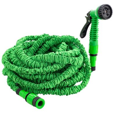 Manguera Expandible 30m + Accesorios PVC Verde