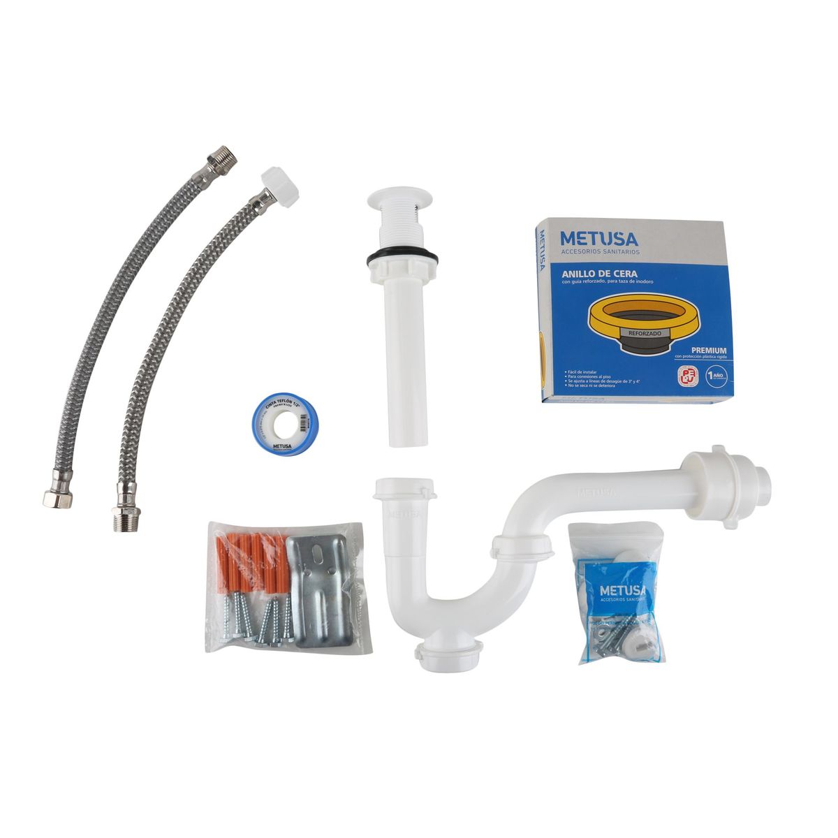 METUSA - Kit de Accesorios 1/2" Baño Estándar