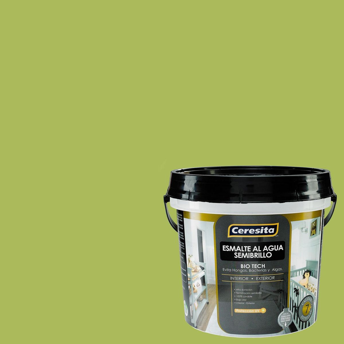 CERESITA - Esmalte al agua Verde milano 1gl
