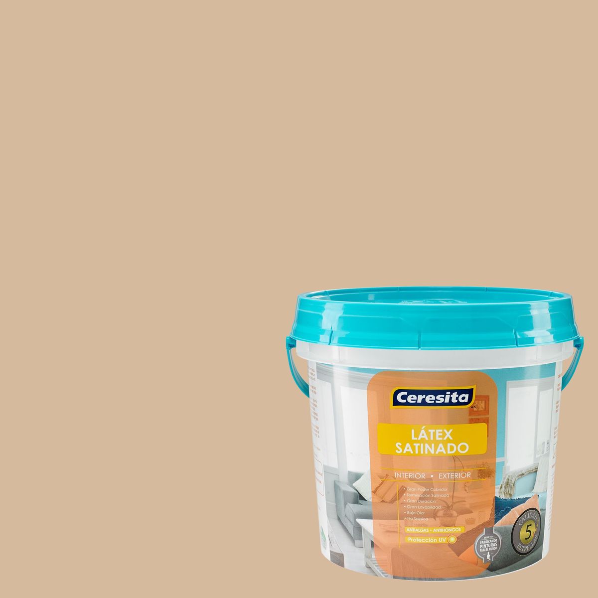 CERESITA - Látex Satinado Canela 1gl