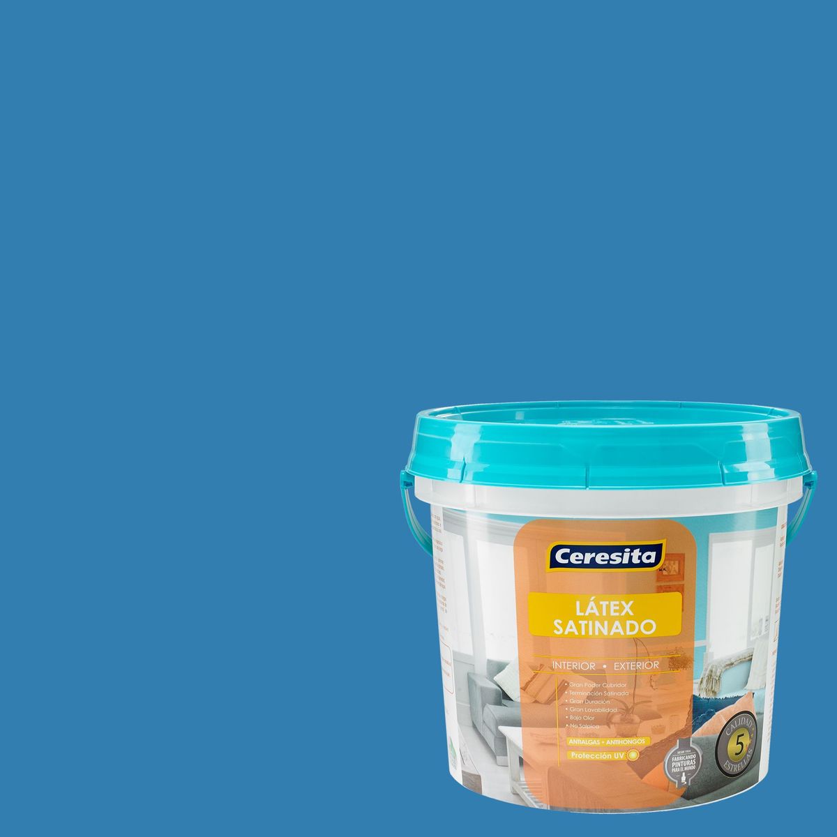 CERESITA - Látex Satinado Lirio azul  1gl