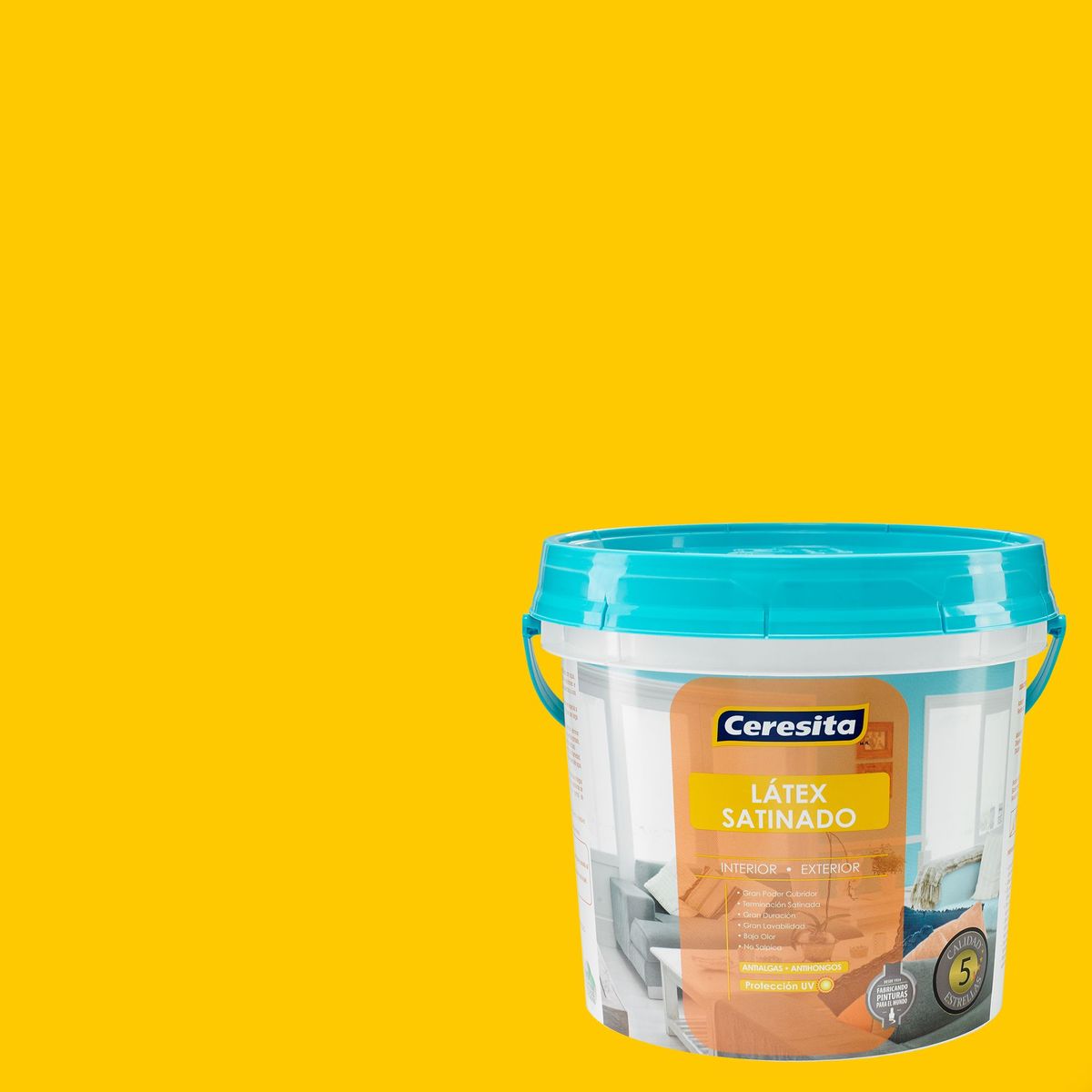 CERESITA - Látex Satinado Amarillo 1gl