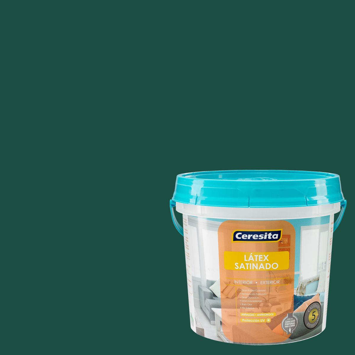 CERESITA - Látex Satinado Verde 1gl