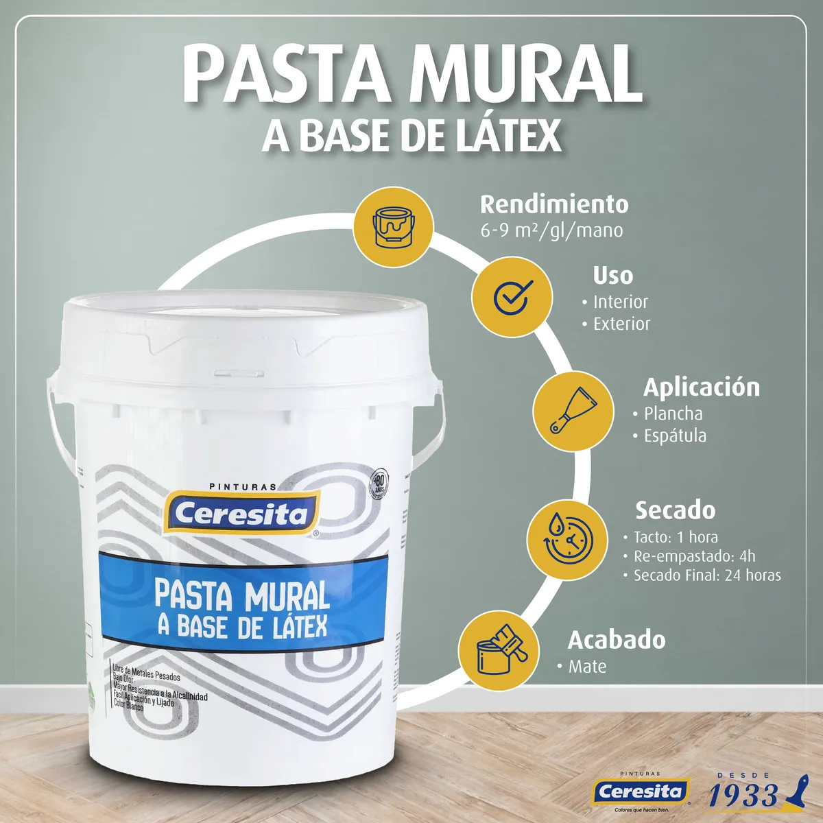 CERESITA - Pasta Mural 3.5 GL