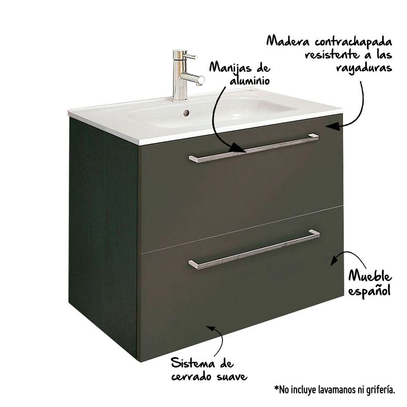 ROYO - Mueble Vanitorio Easy 60x44.3x56.5cm