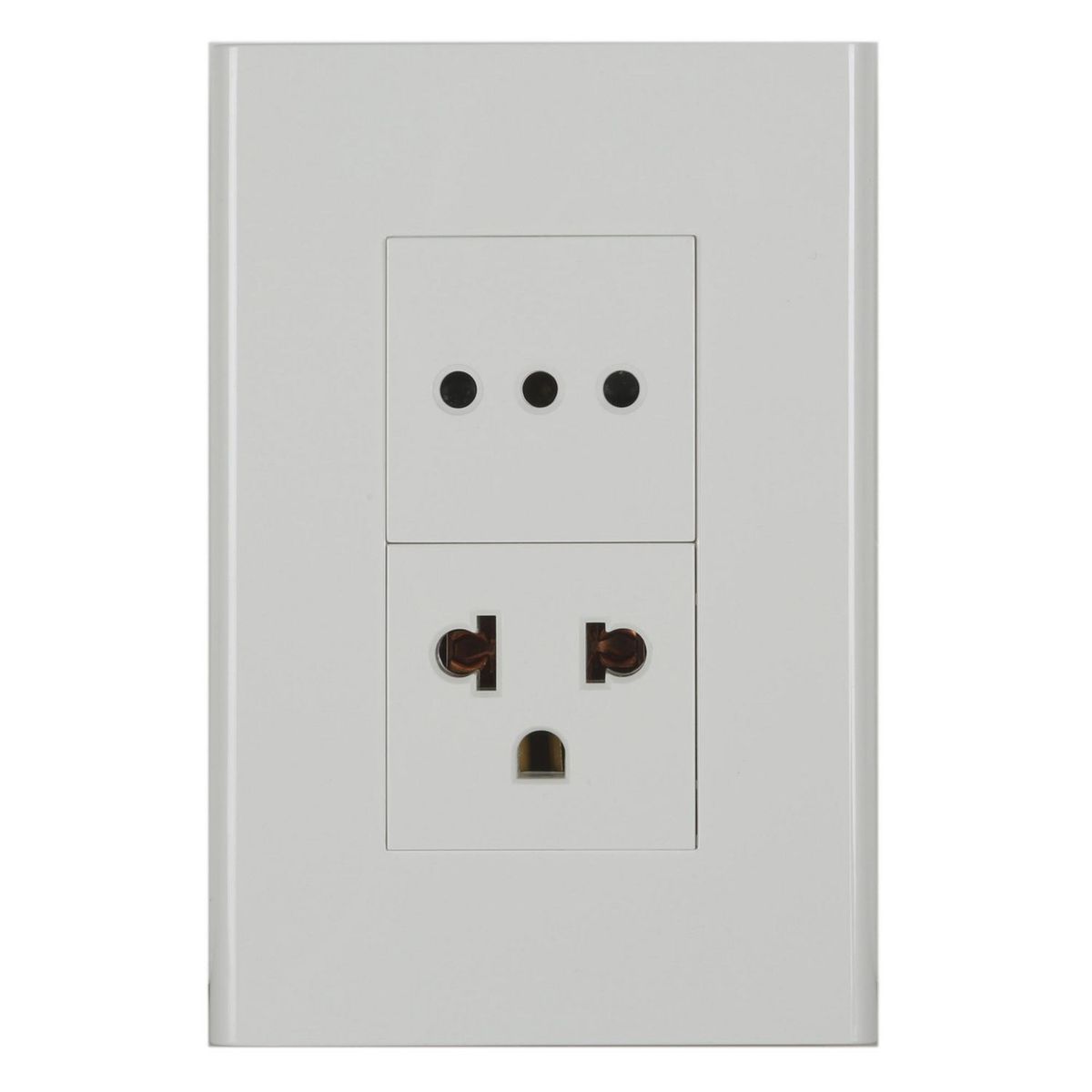 HALUX - Tomacorriente 3 Puntos P/T Clio Blanco