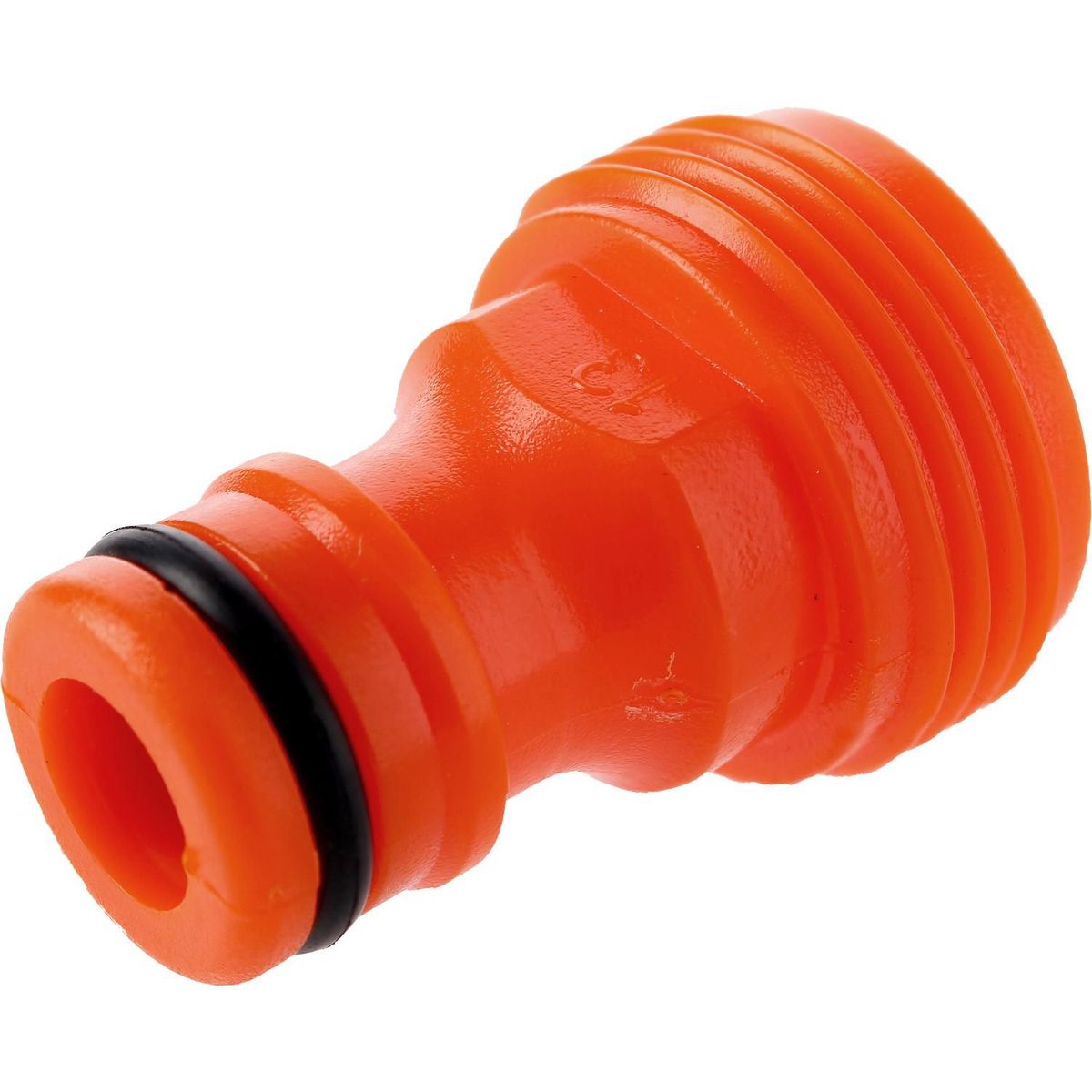 ERGO - Conector para Manguera 3/4" Plástico Verde/Naranjo