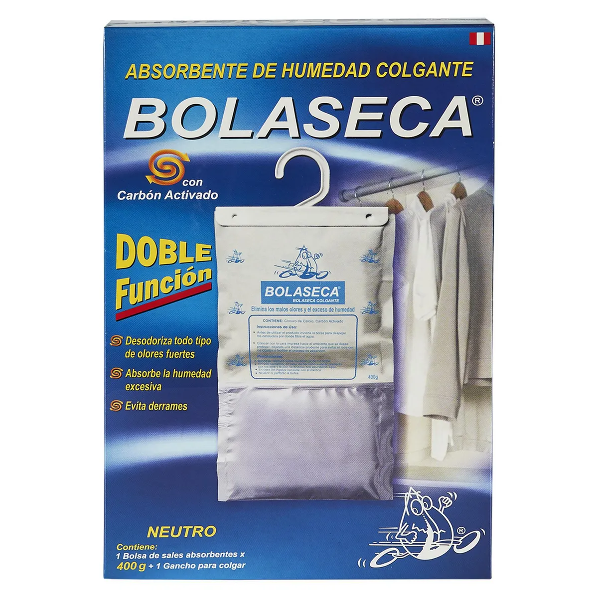 BOLASECA - Absorbente de Humedad Colgante