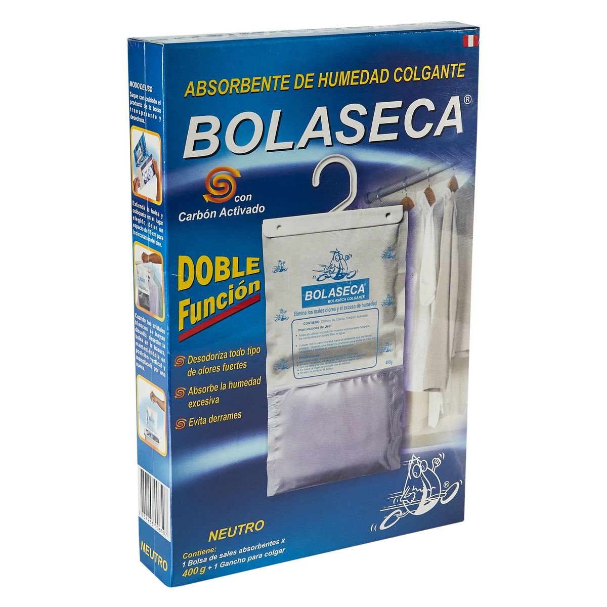 BOLASECA - Absorbente de Humedad Colgante
