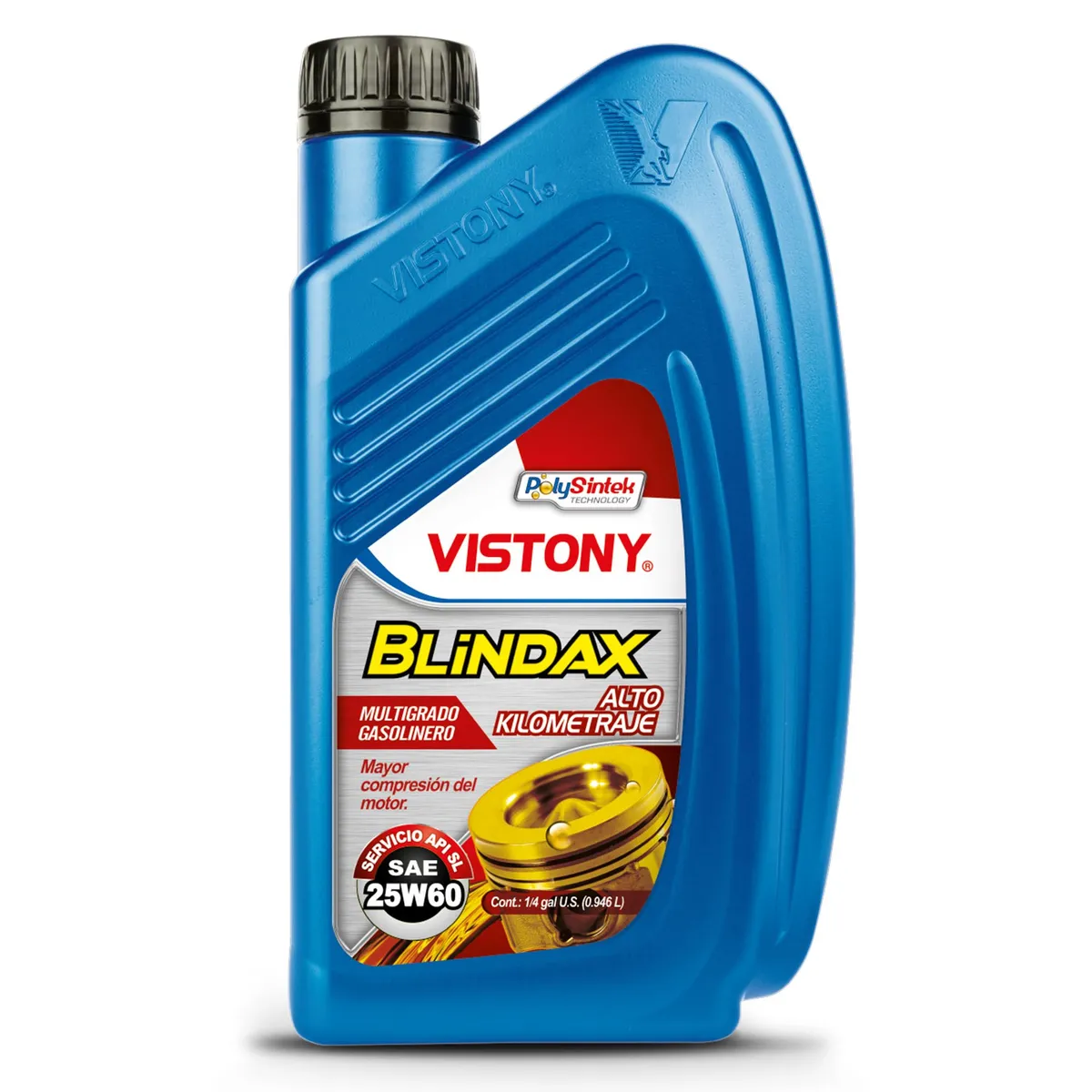 VISTONY - Aceite Alto Kilometraje 25W60 1/4 Gl