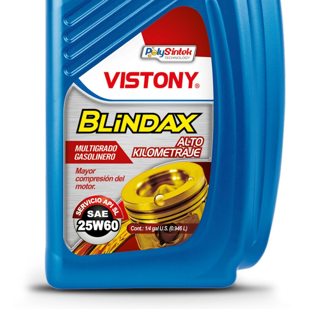 VISTONY - Aceite Alto Kilometraje 25W60 1/4 Gl