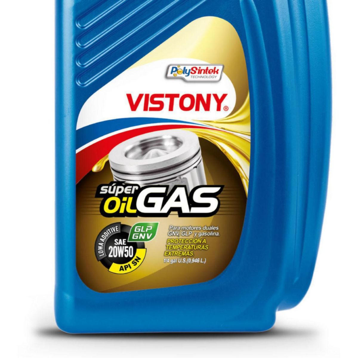 VISTONY - Aceite Oil Gas 20W50 1/4 Gl