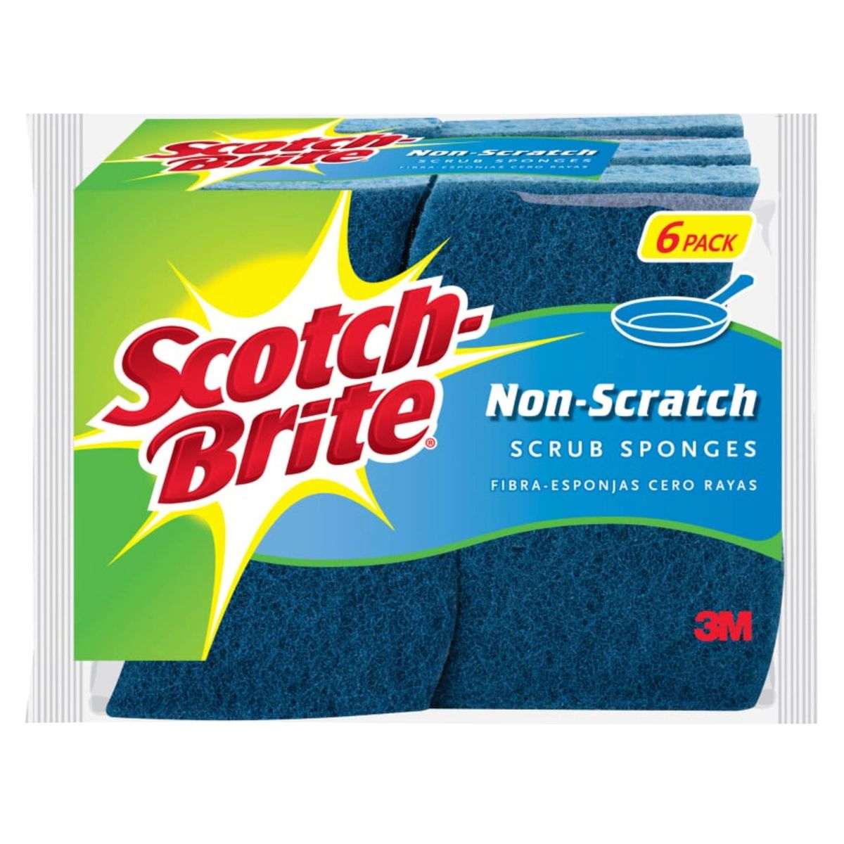 SCOTCH BRITE - Set de 6 Esponjas Celulosa