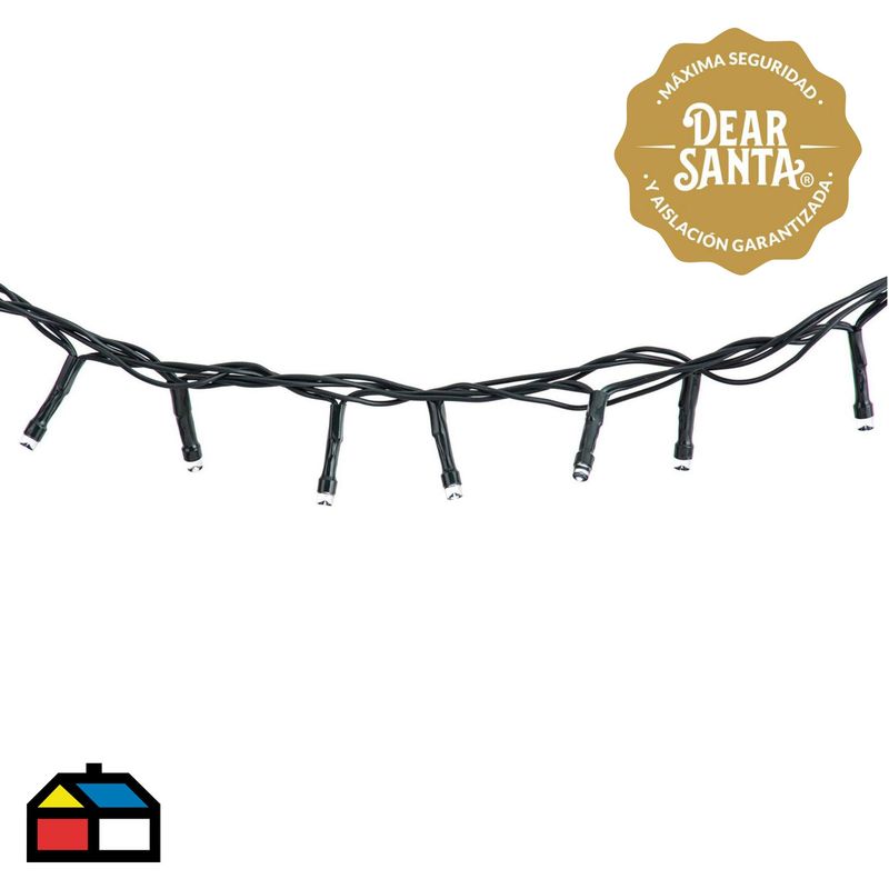 DEAR SANTA - Luces Solar 200 LED Blanca