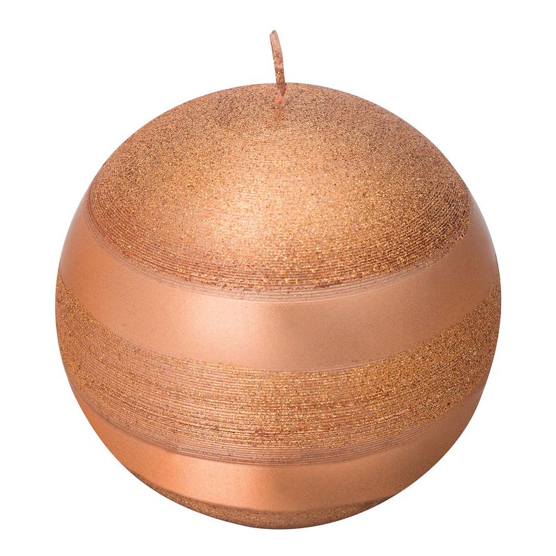DEAR SANTA - Vela esfera cobre grande 10cm