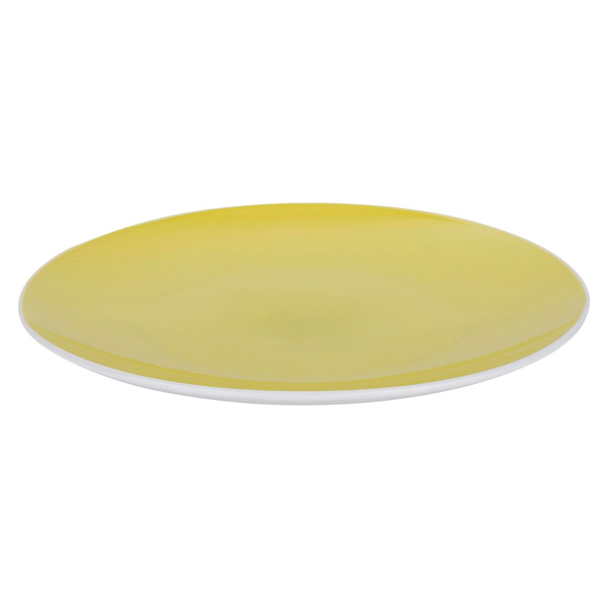 CASA BONITA - Set de platos Cerámica Vintage moderno verde 4 piezas 27 cm