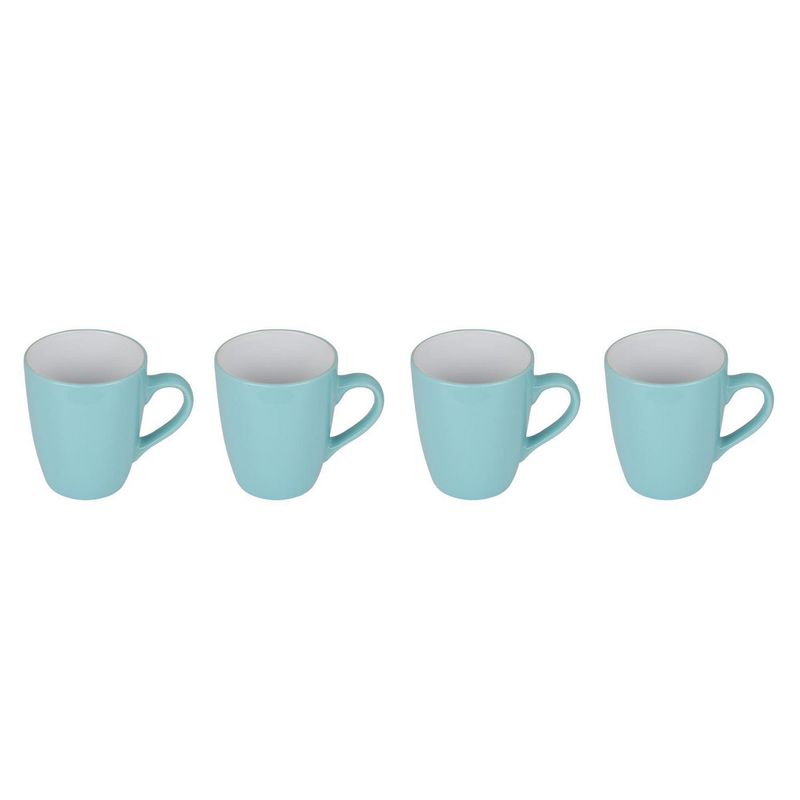 CASA BONITA - Set de Mugs Cerámica Azul 4 Piezas