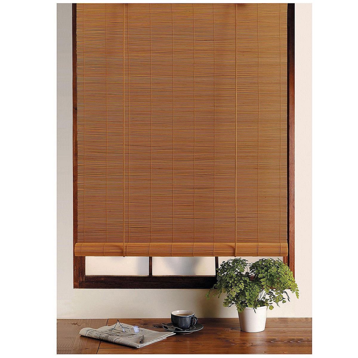 JUST HOME COLLECTION - Persiana Bambú 160x165cm Café